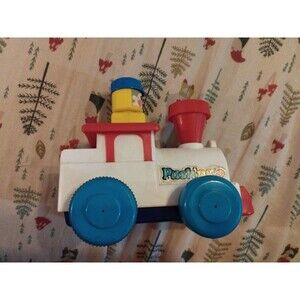Vintage 1975 Tomy Push N Go Train - Works